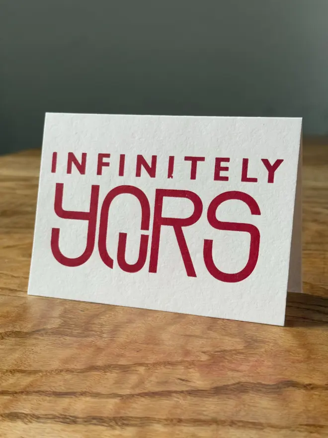 Infinitely Yours - Greeting card