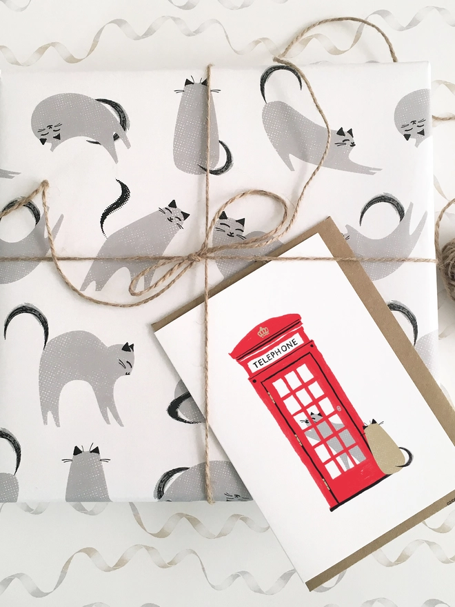 England Souvenir Card And Gift Wrap