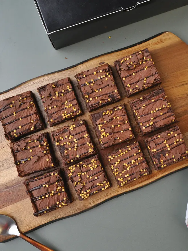 Gingerbread Brownies