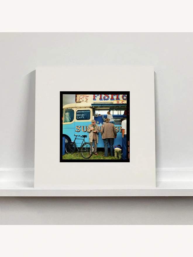Fish and Chips Van Richard Heeps photography art print mounted