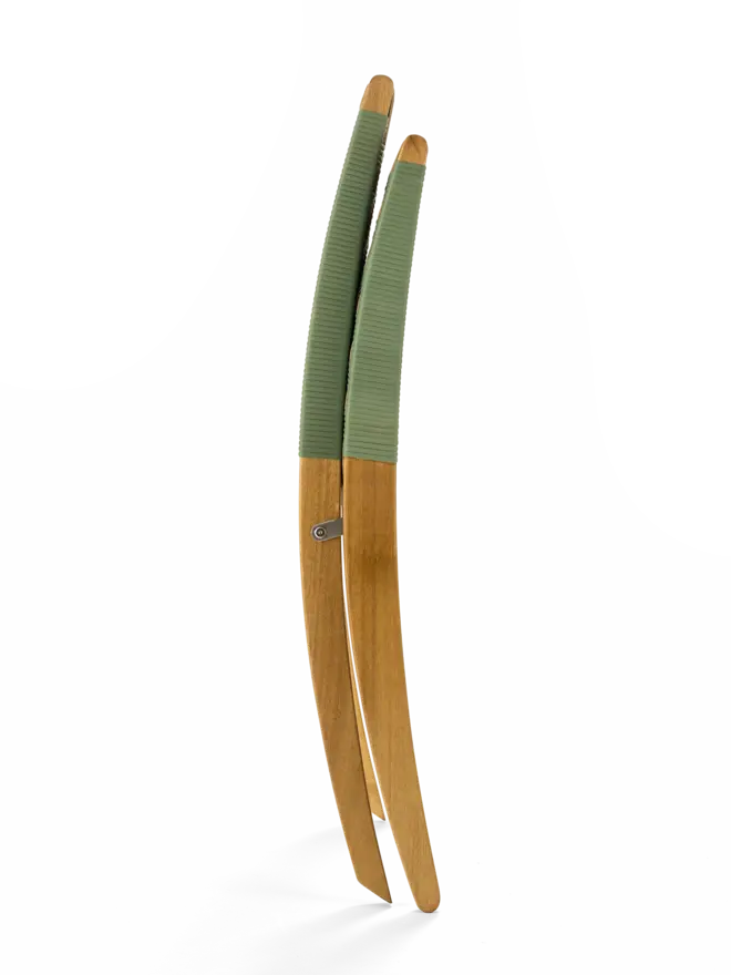 Mineral green lounge chair folded image