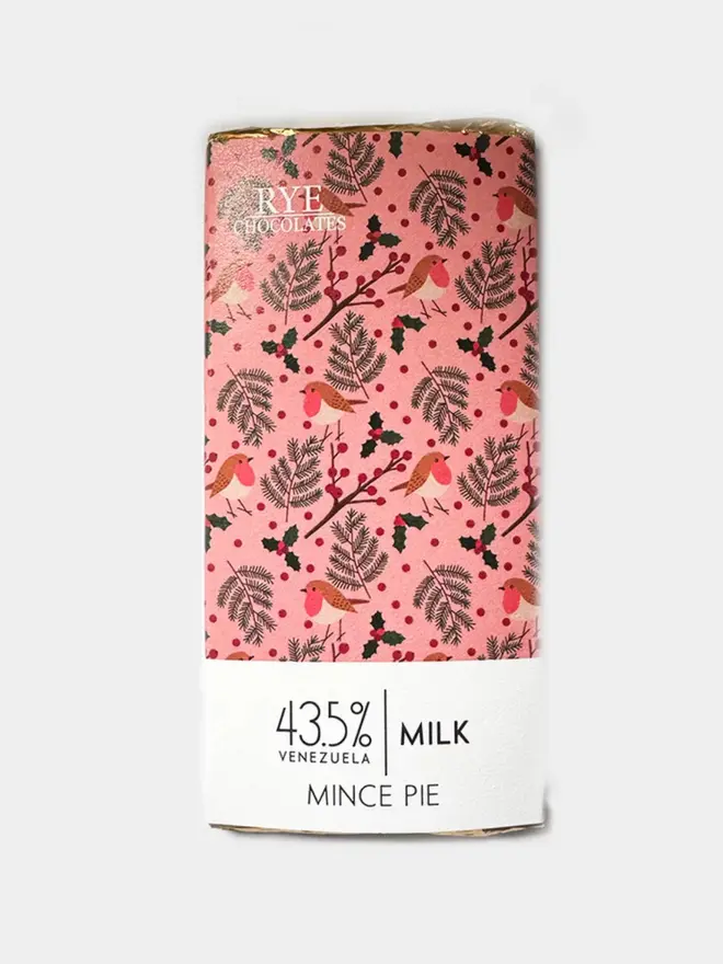 Mince Pie Chocolate Bar - Rye Chocolates