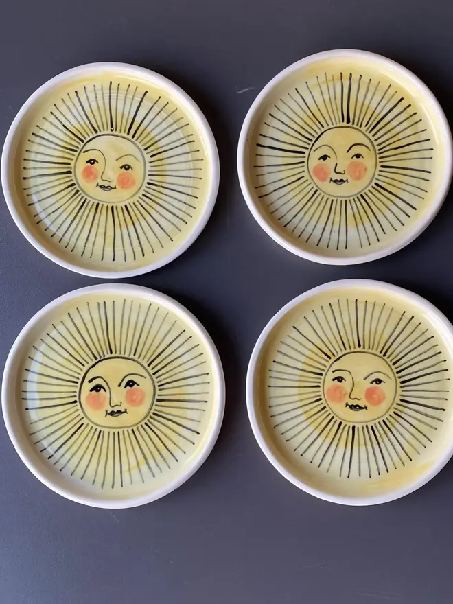 Sunshine Ceramic Hand-Made Trinket Dish