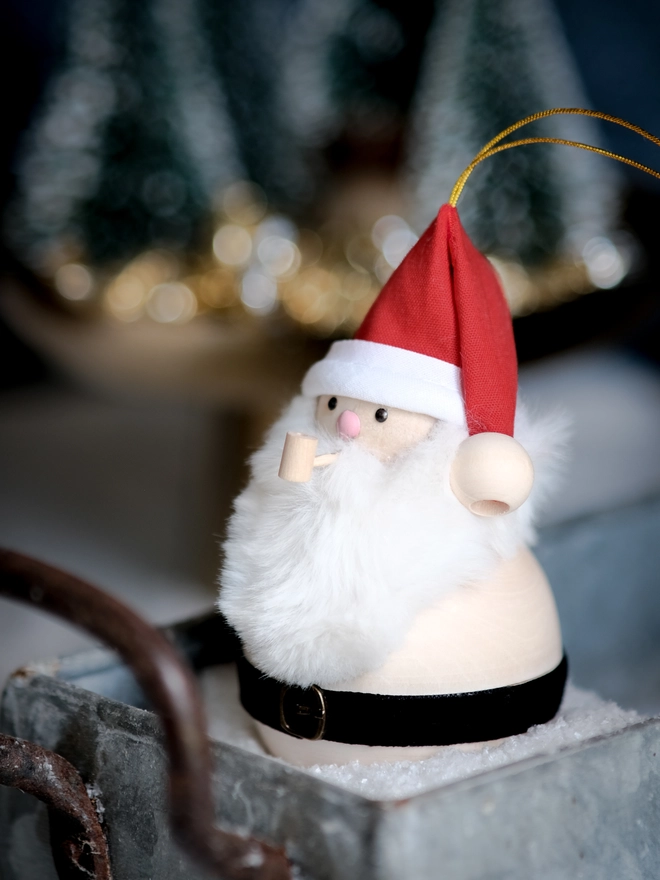 Secret Santa Wooden Hanging Decoration