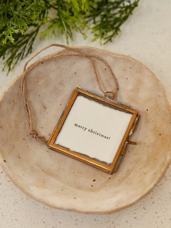 Merry Christmas hanging frame