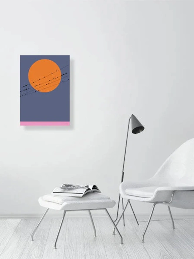 On A Wire Giclée Print 