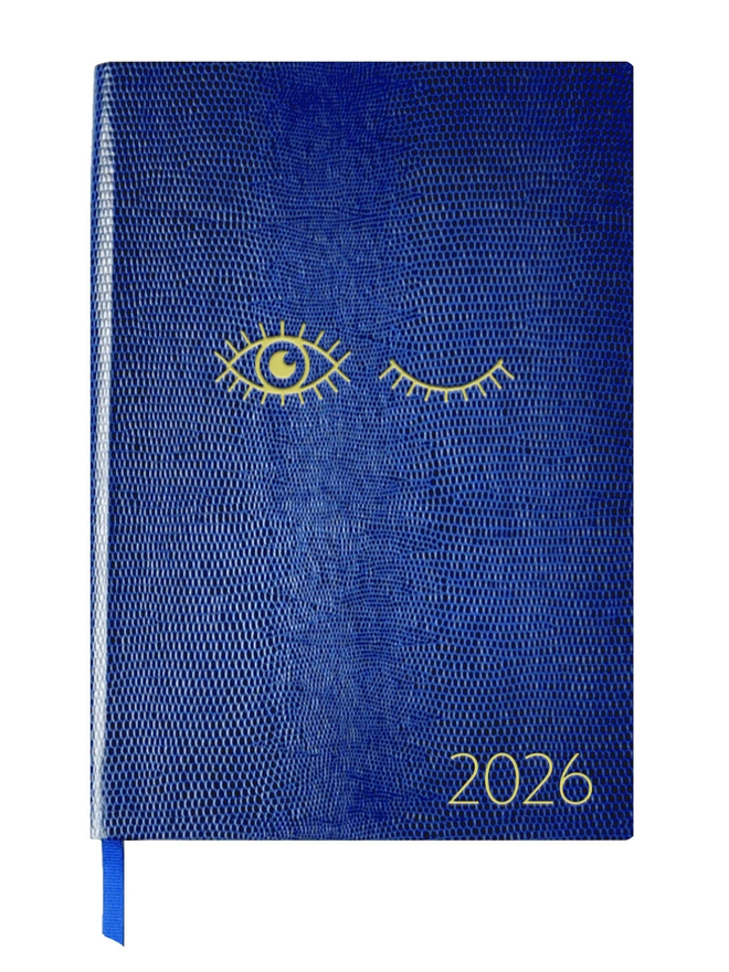 Eyes 2026 leather diary