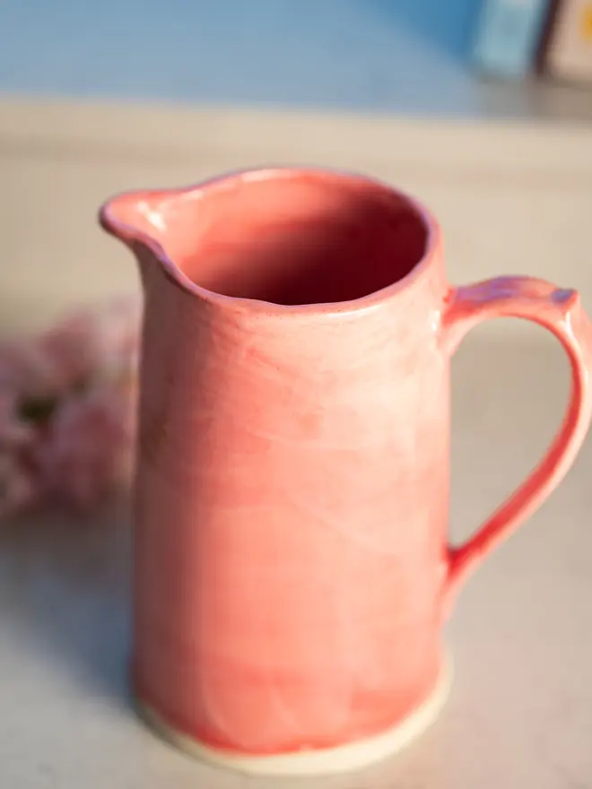 ceramic jug, jenny hopps pottery