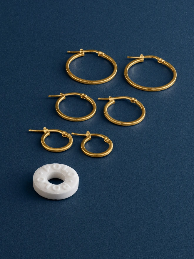 Loel Classic Gold Hoop Earrings
