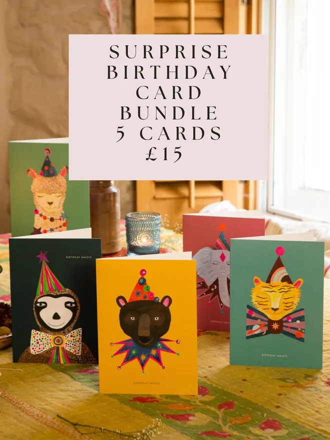 birthday card bundle