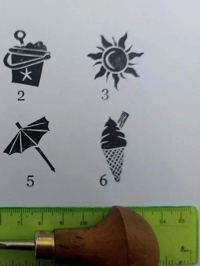 Seaside Ink Stamp