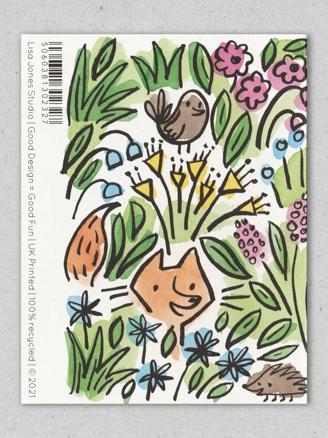 Meadow Foxes Friendship Card