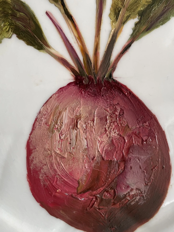 detail of radish