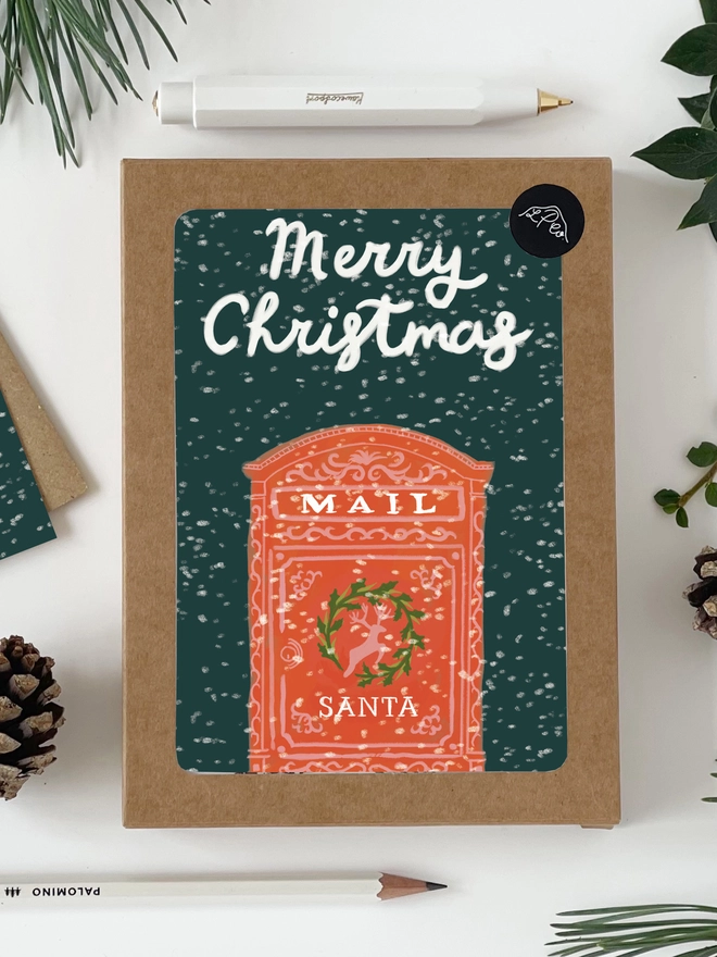 Sanat post christmas  dard pack of 8 cards
