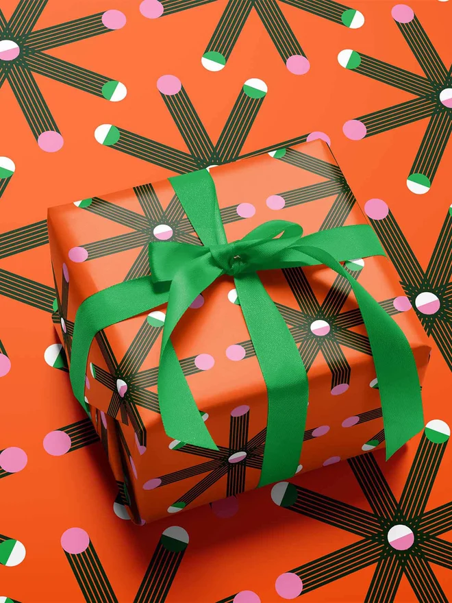Storigraphic 70s Christmas Wrapping Paper