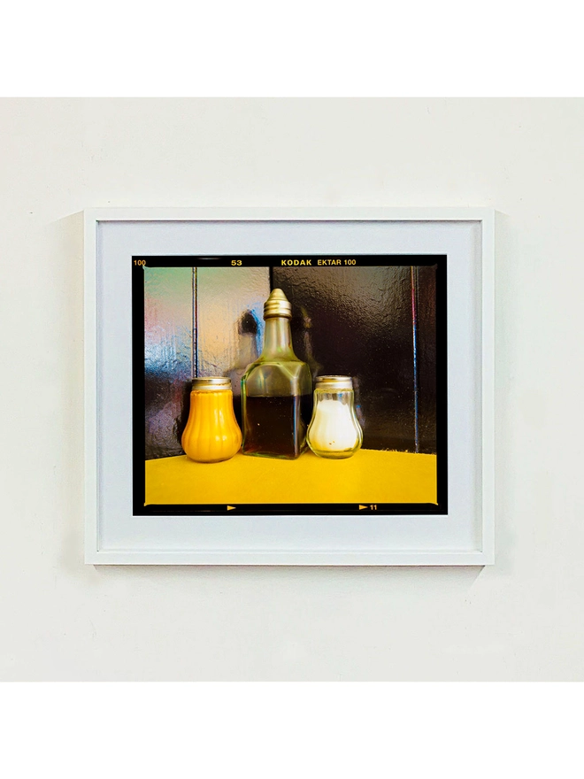 Pepper, Vinegar and Salt small white frame
