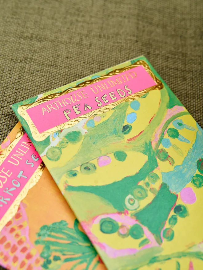 Pea seed packet