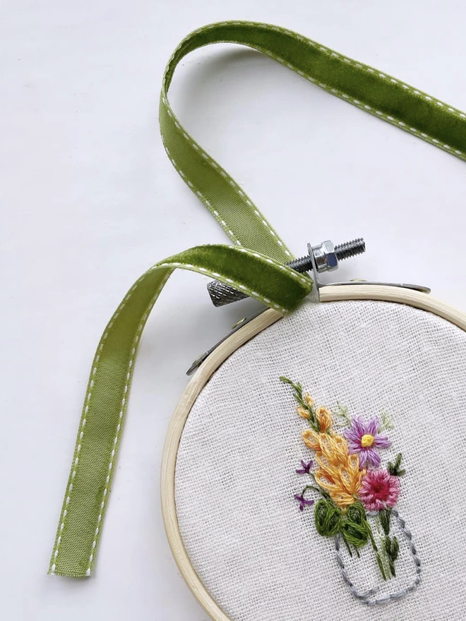 Miniature Embroidered Bouquet