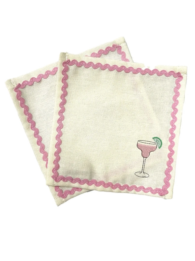 Cocktail Cocktail Napkins (Set Of 4)