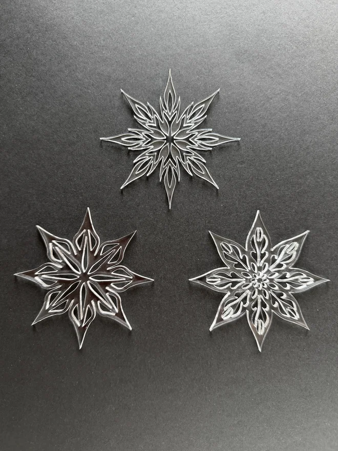 Bread stencils - snowflakes collection