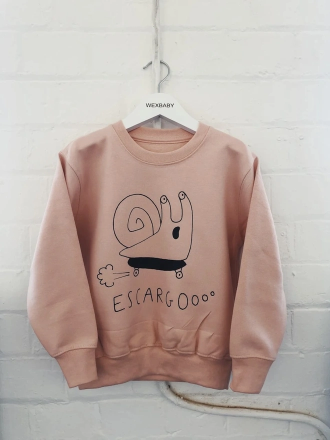 'Escargooo!' Kids Sweatshirt