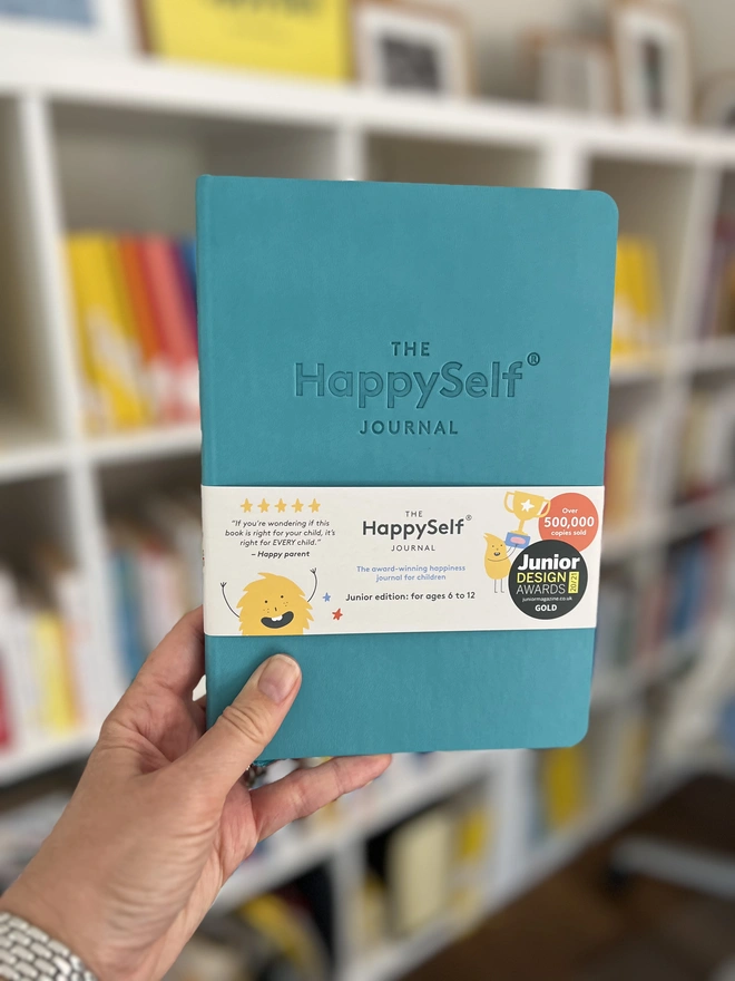 The HappySelf Journal Junior Limited Edition Aqua