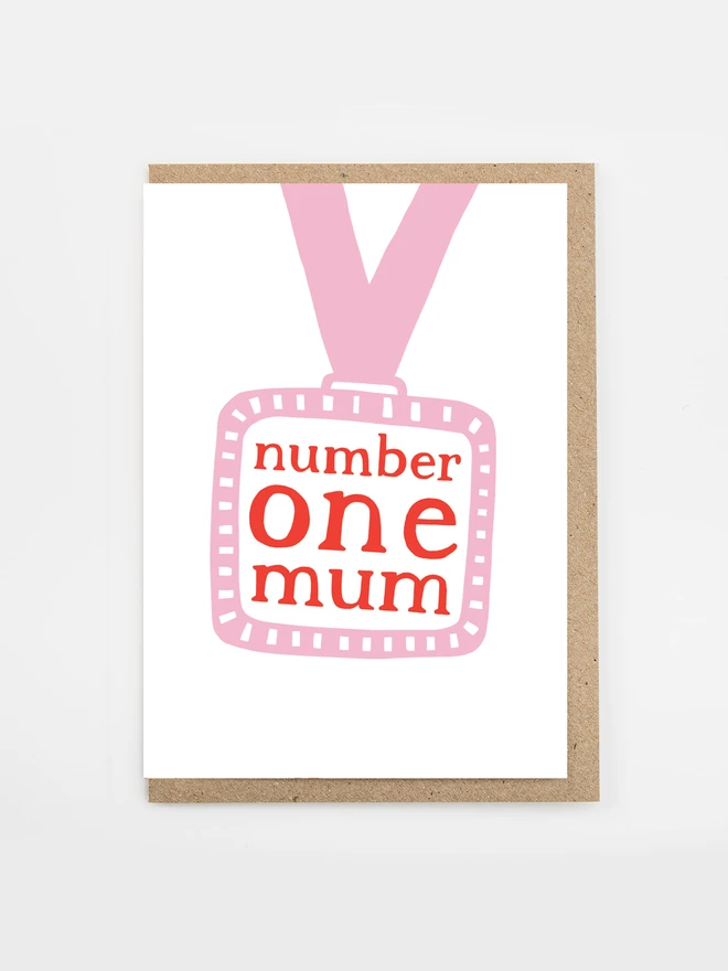 number one mum mothers day card