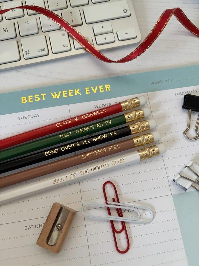 National Lampoon's Christmas Vacation HB Pencils (Set of 5 HB Pencils)