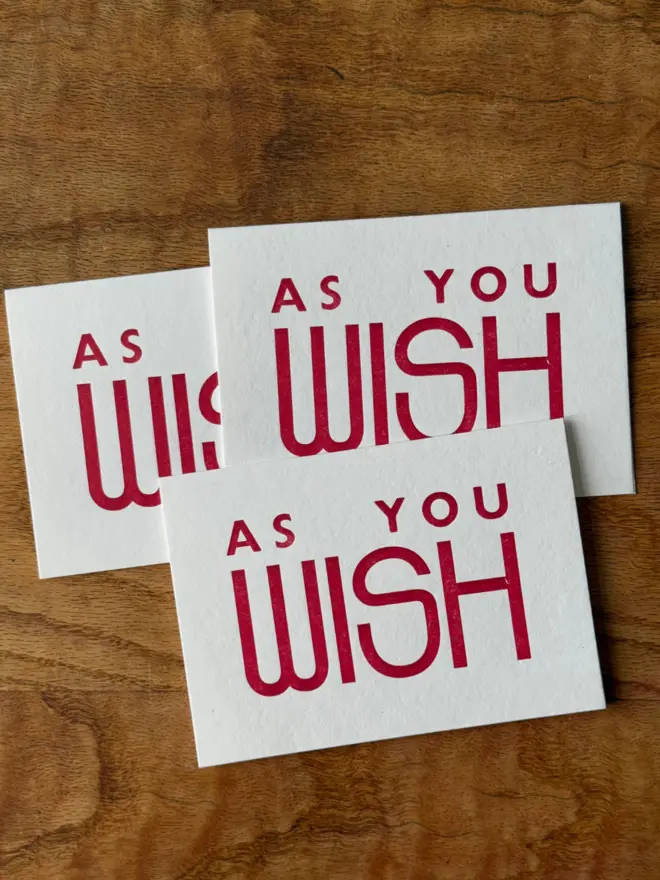 As you wish - greeting cards - Princetown Press