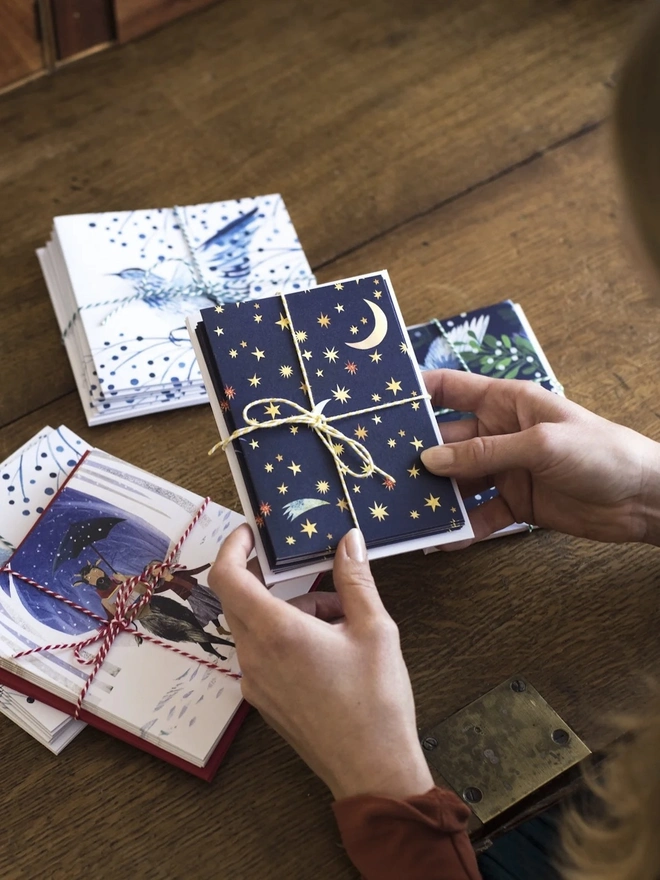 Personalised Starry Night Greetings Card