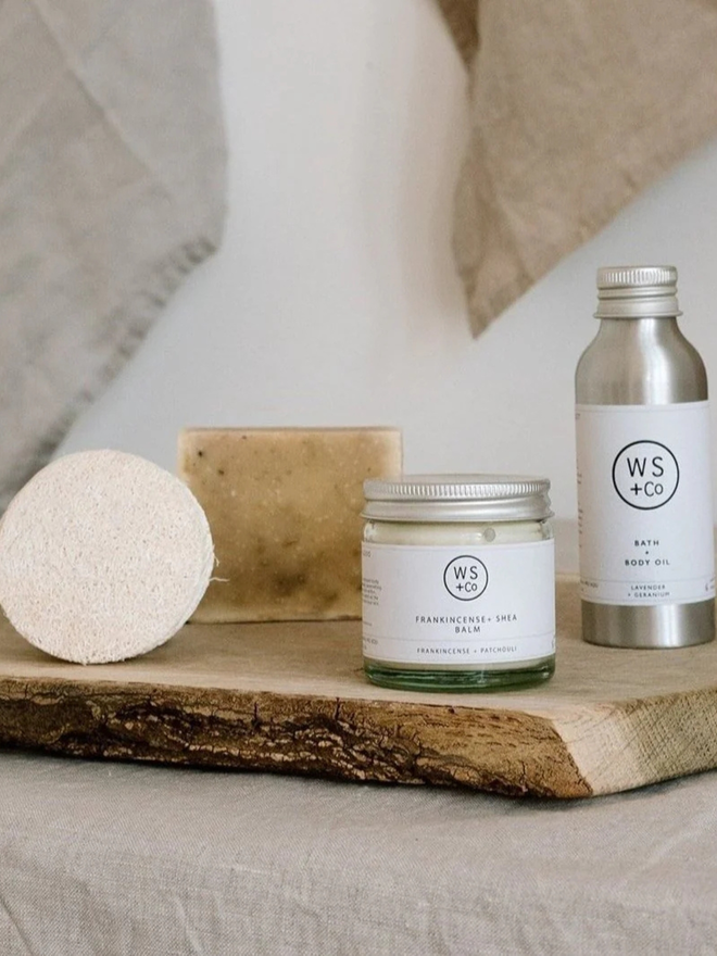 natural body pamper gift set