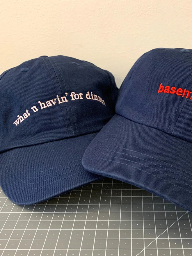 Personalised cap