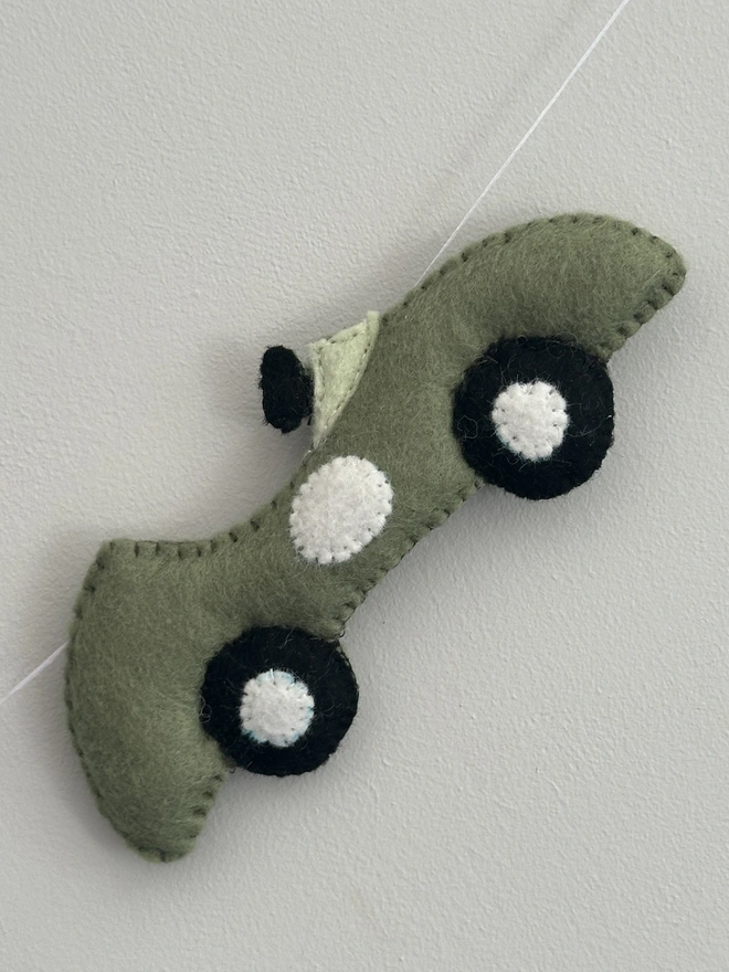 Felt racing car