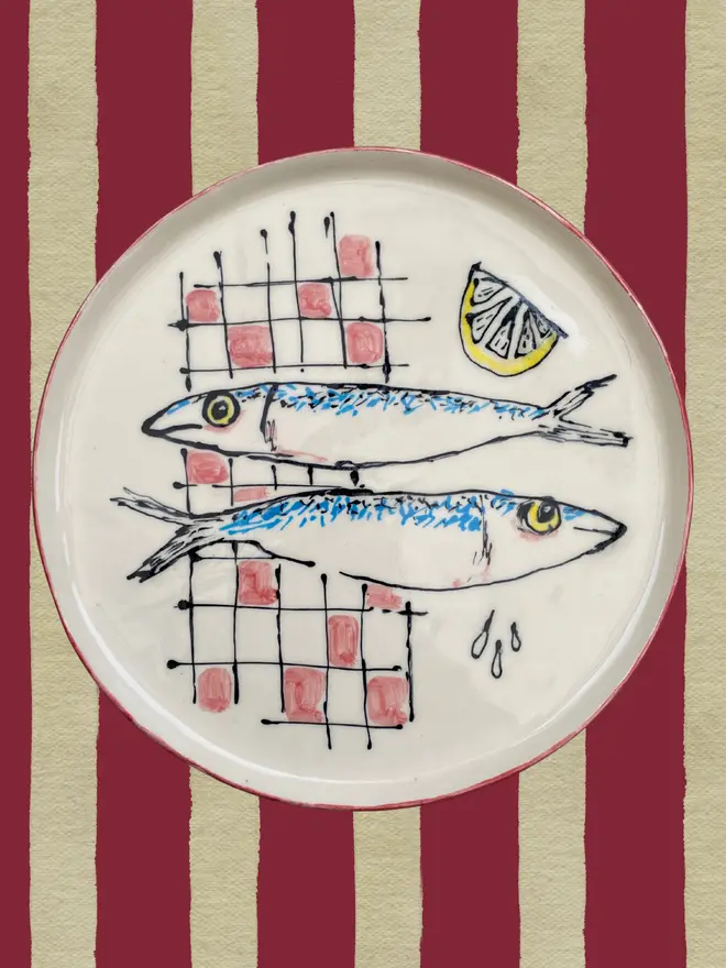 Mara Wanda sardines plate