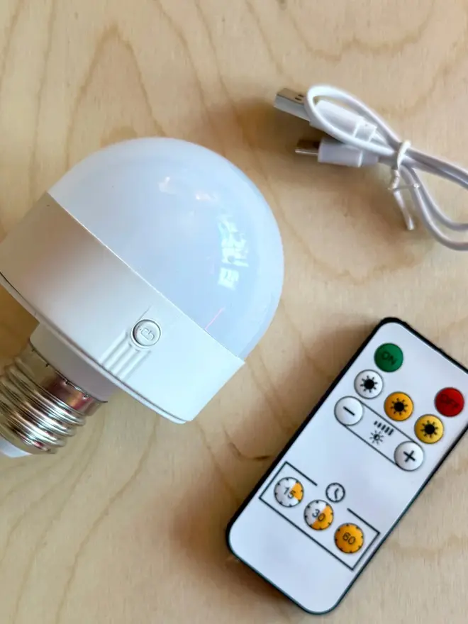 Portable Helter Skelter Velvet Lamps, light and remote. 