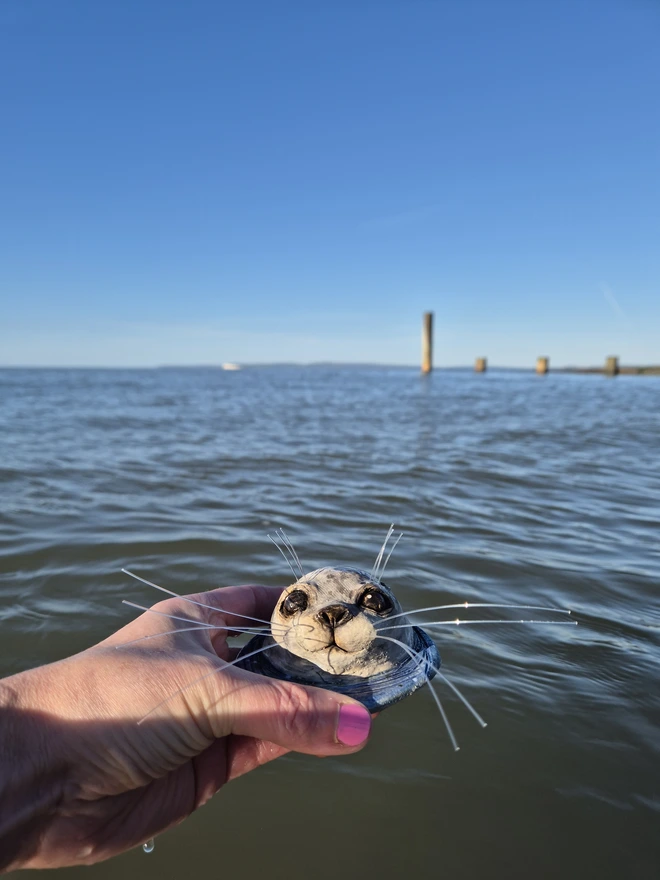 Seal Ceramic Sculpture 