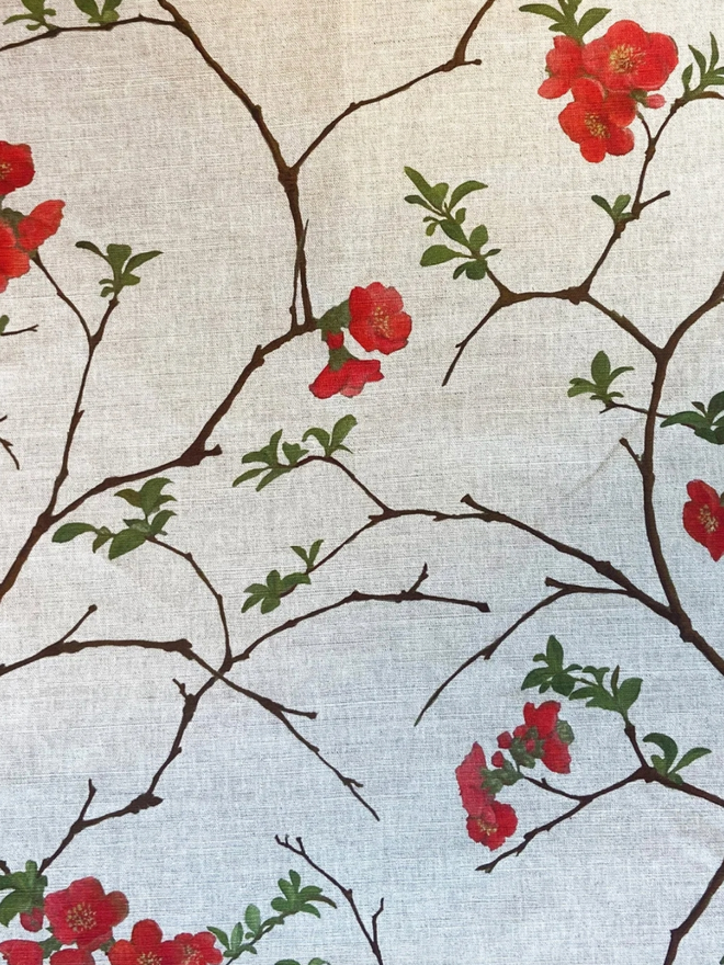 Quince Tablecloth. A tablecloth patterned with quince.