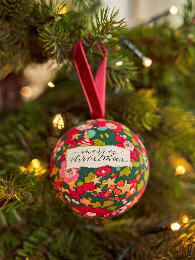 Personalised Christmas ornament