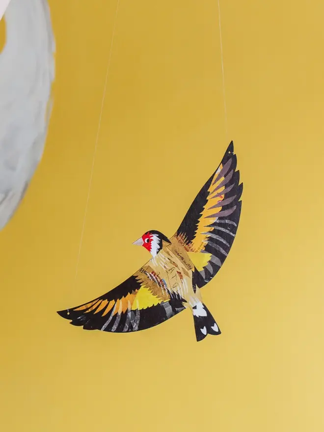 Goldfinch Decorative Hanging Bird Art