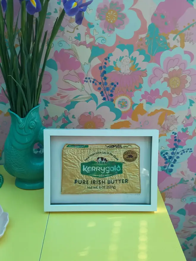 Kerrygold Irish Butter Embroidery Wall Art