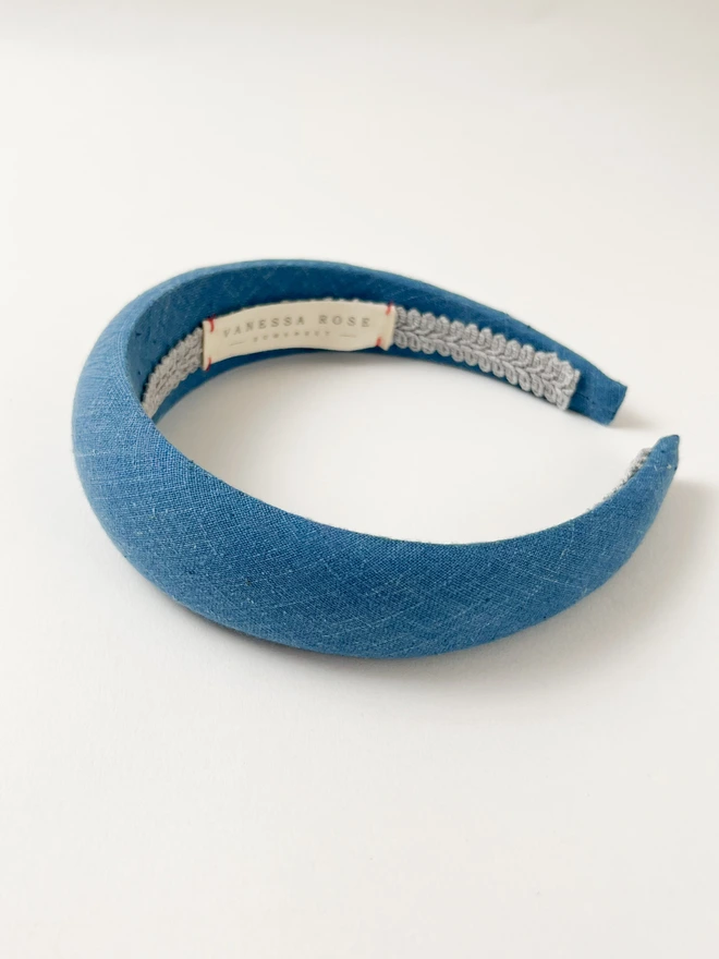 Indigo dyed headband for women