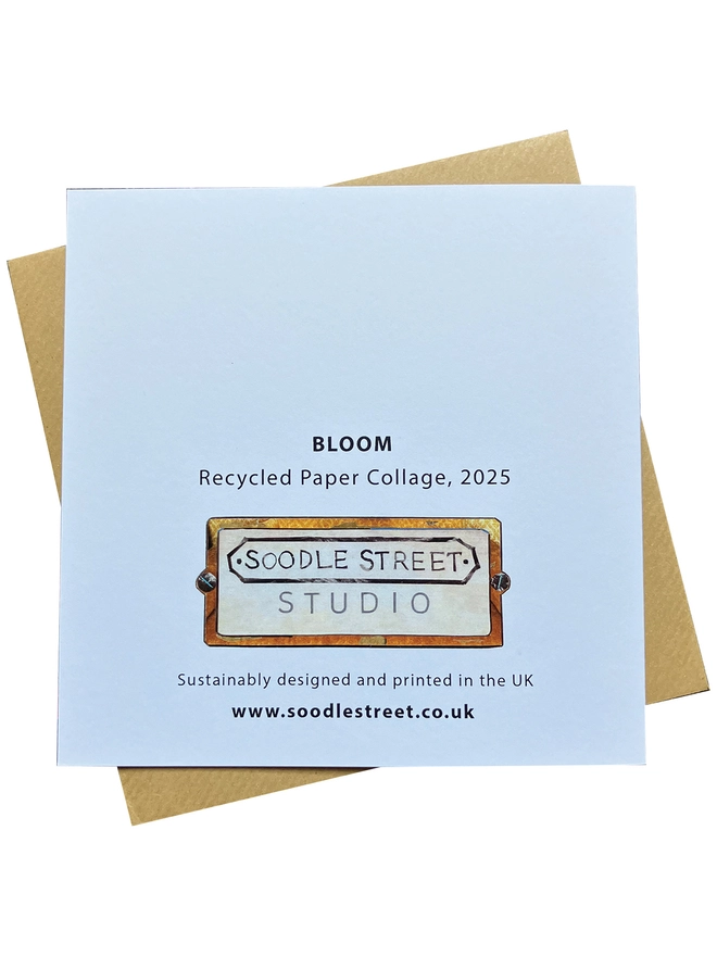 Bloom Bouquet Card Reverse