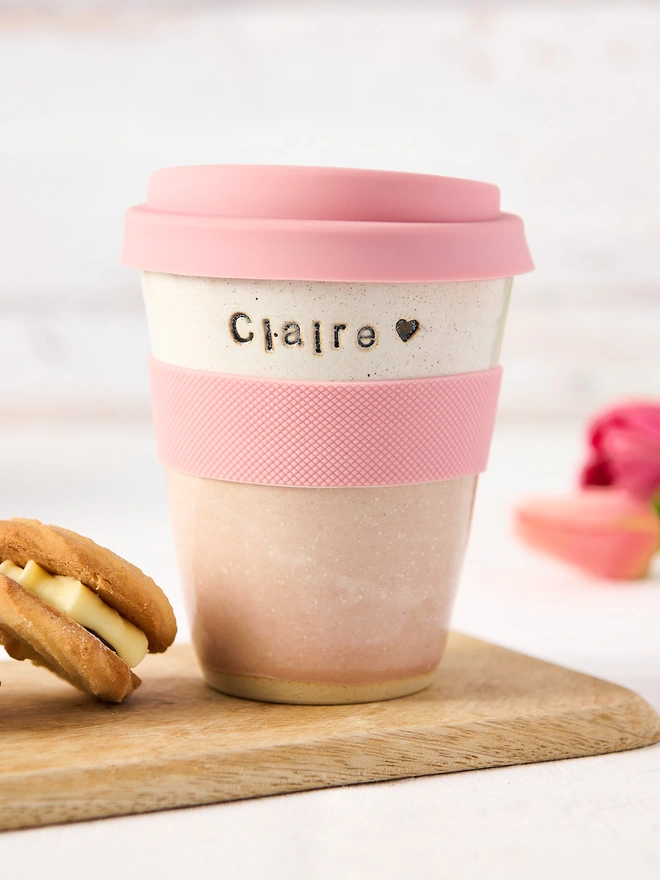 personalised ceramic travel mug