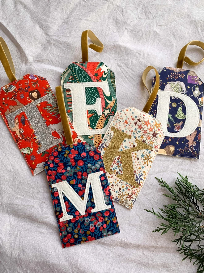 Large Liberty Print Gift Tag