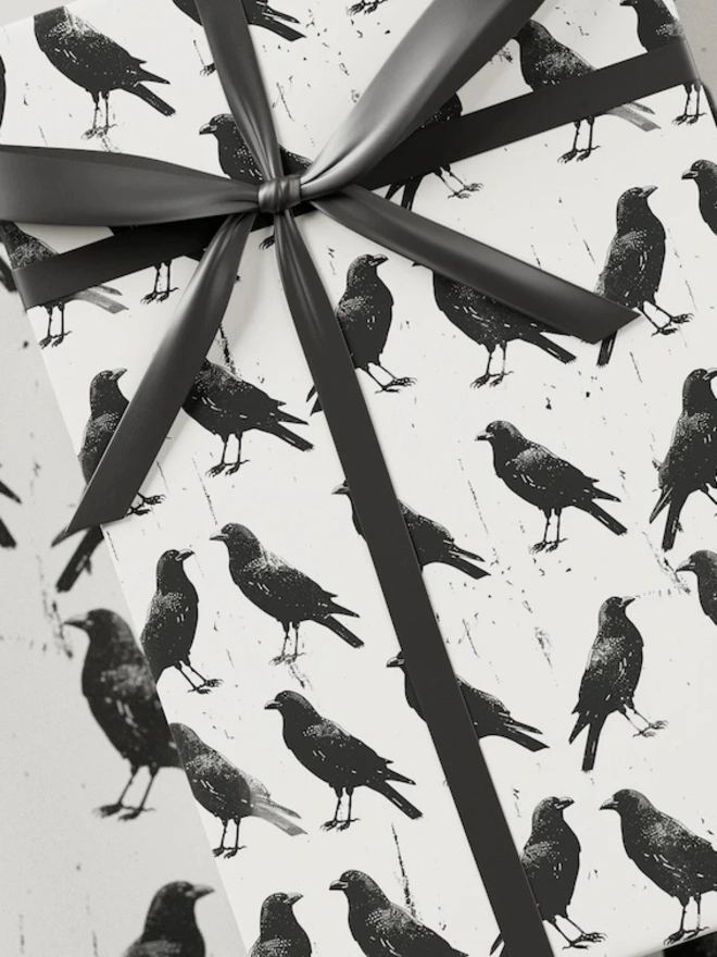 Crow Wrapping Paper 