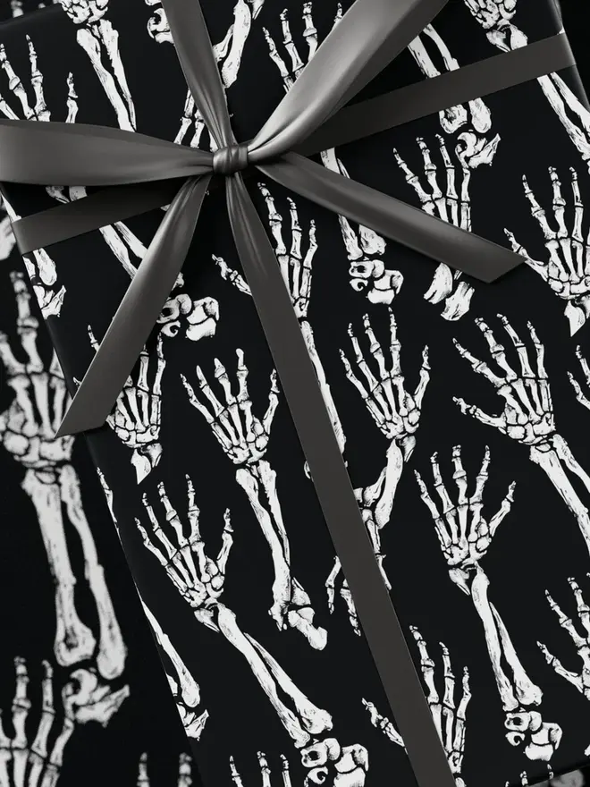 Skeleton Wrapping Paper 