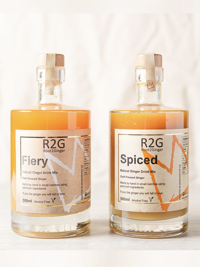 Double Kick Duo - Fiery/Spiced Natural Ginger Mixer