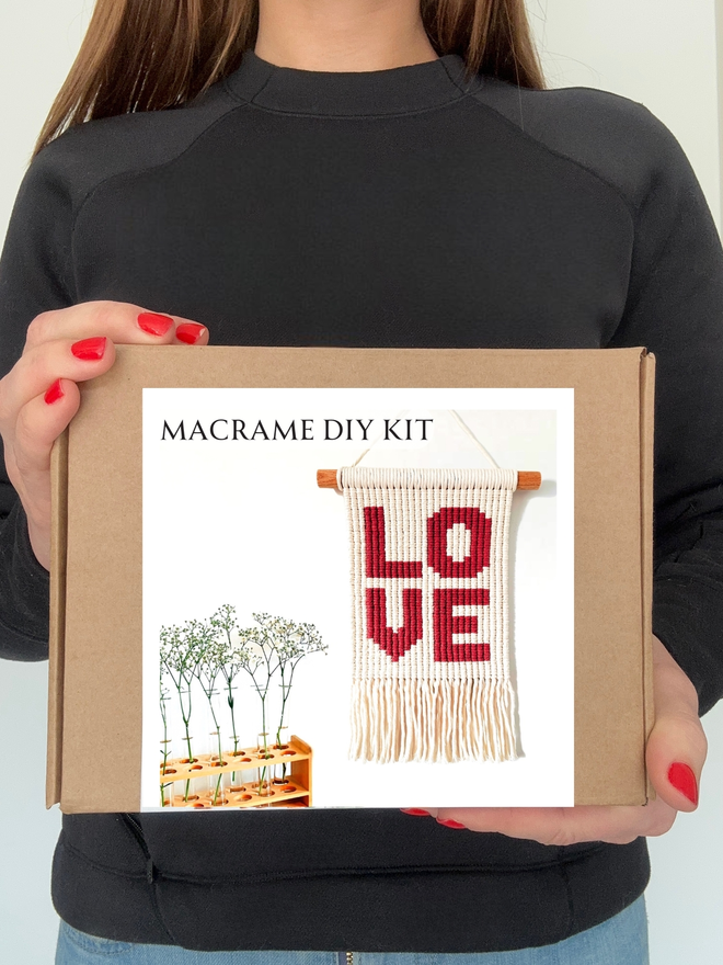 LOVE Wall Hanging Macrame Kit - Holly & Co