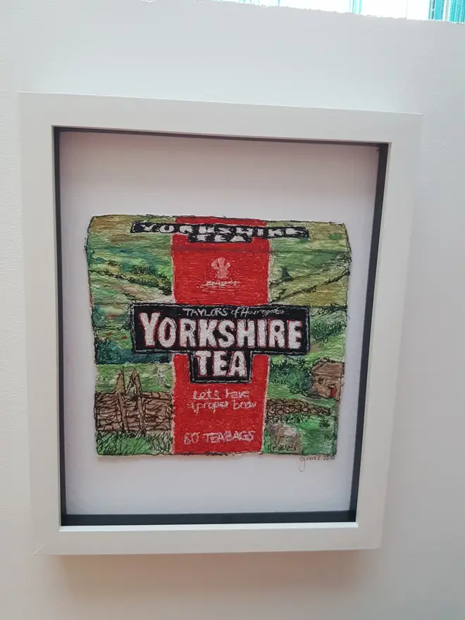 Food Illustration Free Embroidery Wall Art