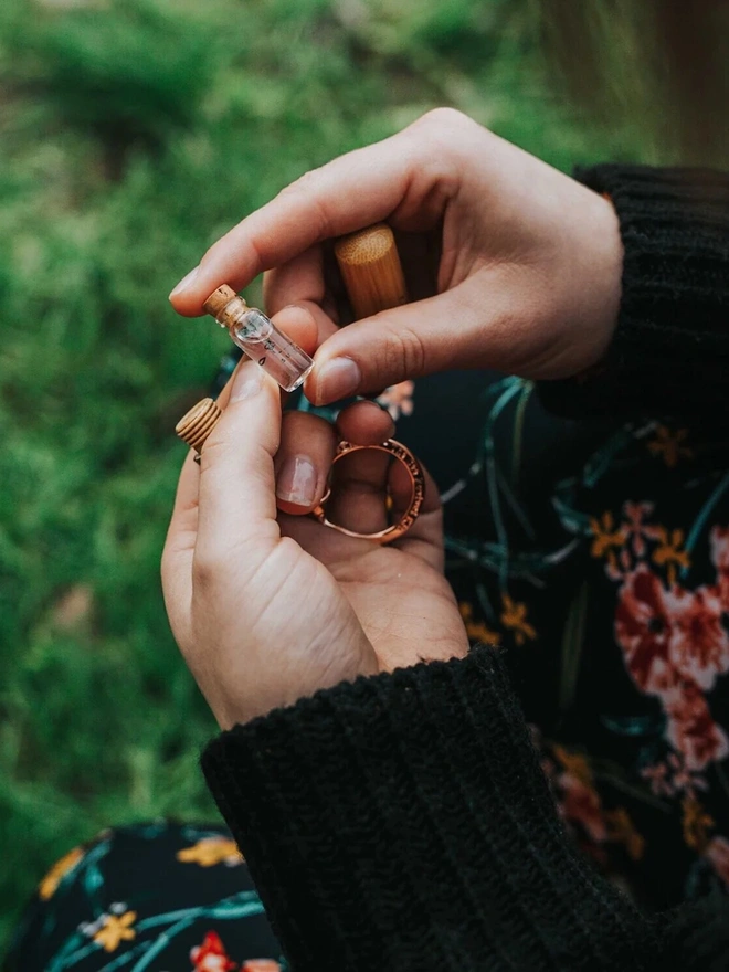Bee Revival Kit Dual Use Keyring Bamboo Edition